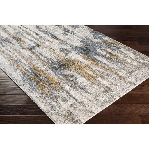 Surya Cardiff CDF-2306 Dark Blue Light Blue 5'3" Round Rug