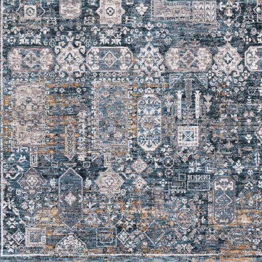 Surya Cardiff CDF-2309 Blue Camel 2'7" x 7'3" Rug