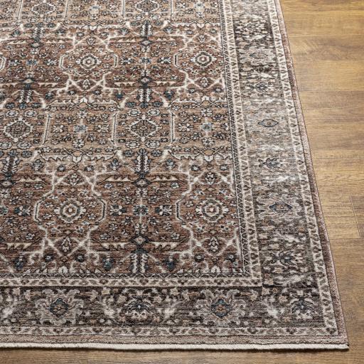 Surya Carlisle CSI-2302 Brown Cream 2'11" x 7'3" Rug