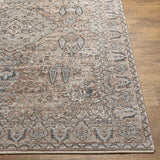 Surya Carlisle CSI-2305 Charcoal Cream 5'3" Round Rug