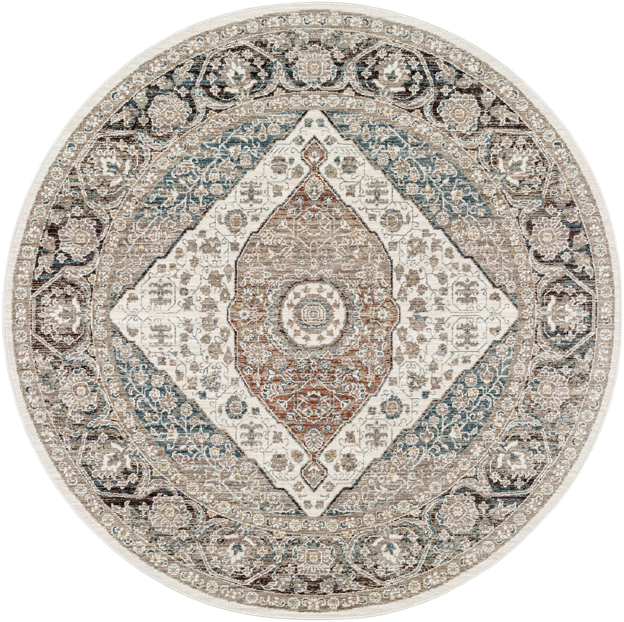 Surya Carlisle CSI-2306 5'3" Round Rug