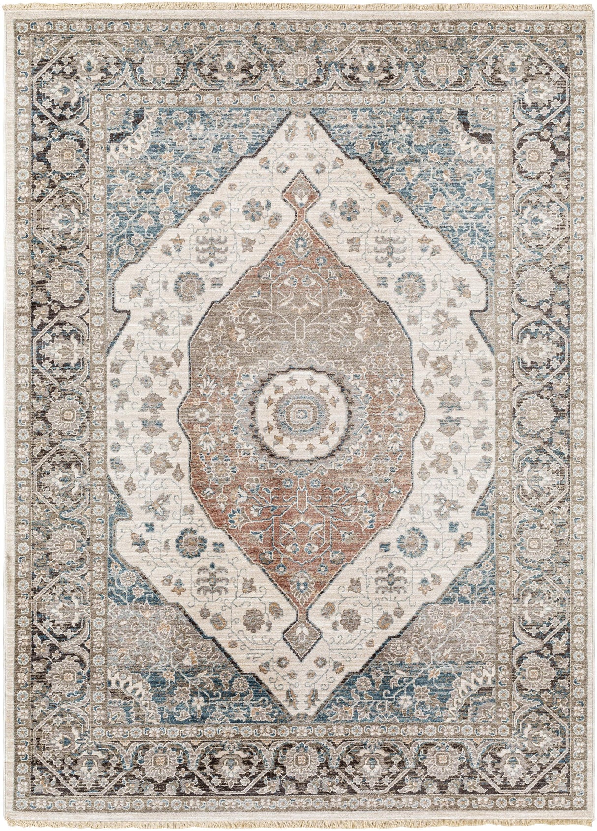 Surya Carlisle CSI-2306 5'3" Round Rug
