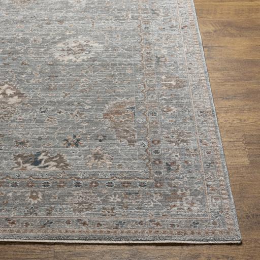 Surya Carlisle CSI-2310 Dark Blue Dusty Pink 7'10" Round Rug