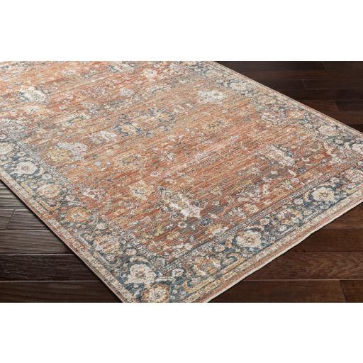 Surya Carlisle CSI-2315 Brick Red Dark Brown 2'11" x 7'3" Rug