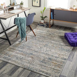 Surya Carmel CRL-2308 Blue Brown 2'7" x 4' Rug