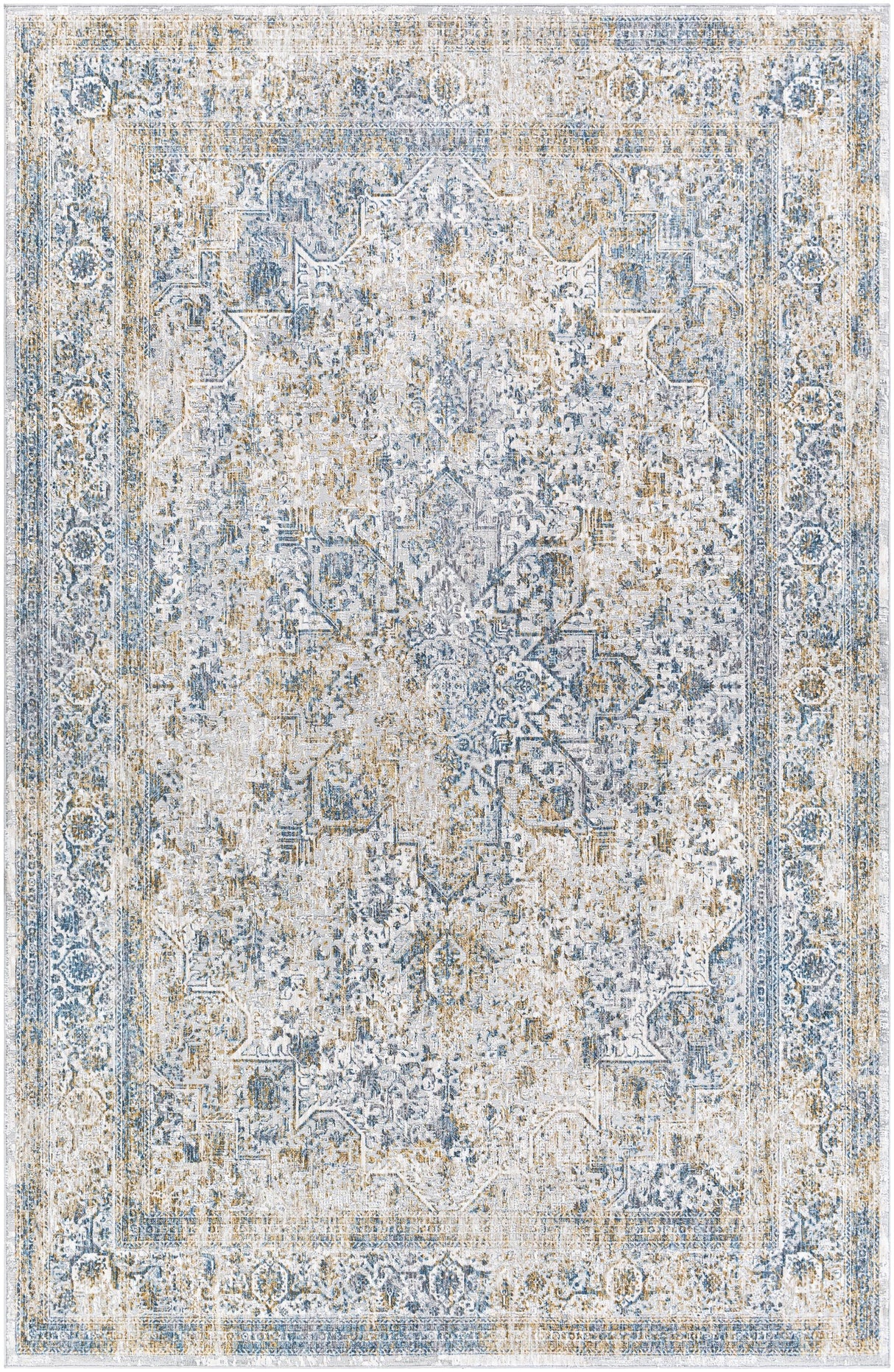 Surya Carmel CRL-2312 Blue Brown 2'7" x 3'11" Rug