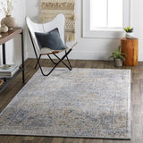 Surya Carmel CRL-2312 Blue Brown 2'7" x 3'11" Rug