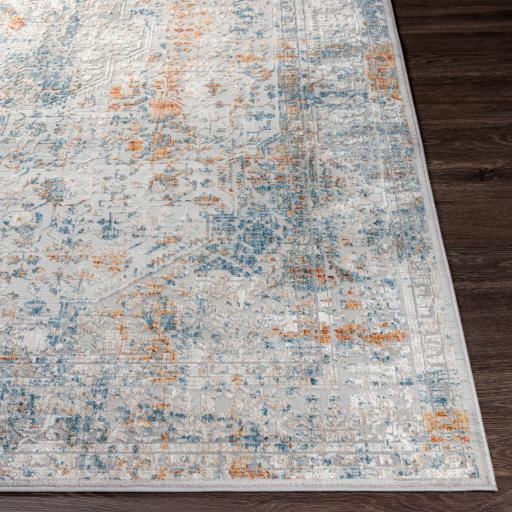 Surya Carmel CRL-2317 Blue Brick Red 7'10" x 10' Rug
