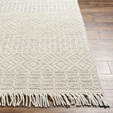 Surya Casa DeCampo CDC-2306 Black Light Beige 27" x 45" Rug