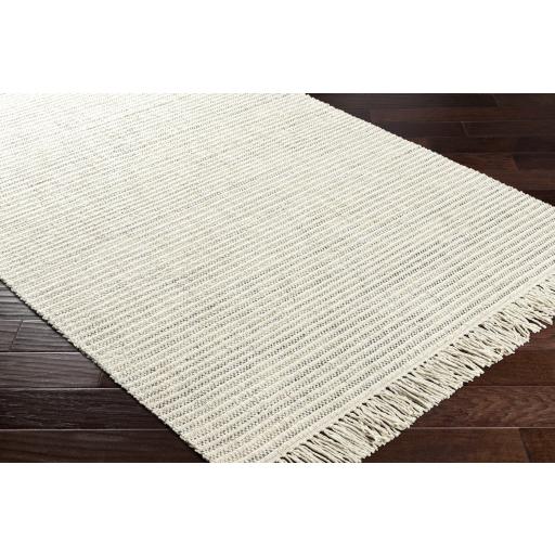 Surya Cecelia CEI-2300 Black Light Gray 2' x 3' Rug