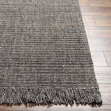 Surya Cecelia CEI-2303 Black Light Gray 2' x 3' Rug
