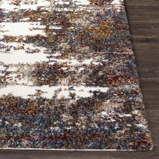 Surya Celestial Shag CSG-2307 Burgundy Cream 7'10" x 10' Rug