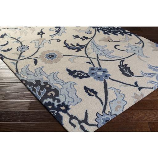 Surya Centennial CNT-1096 Beige Dark Blue 3'3" x 5'3" Rug