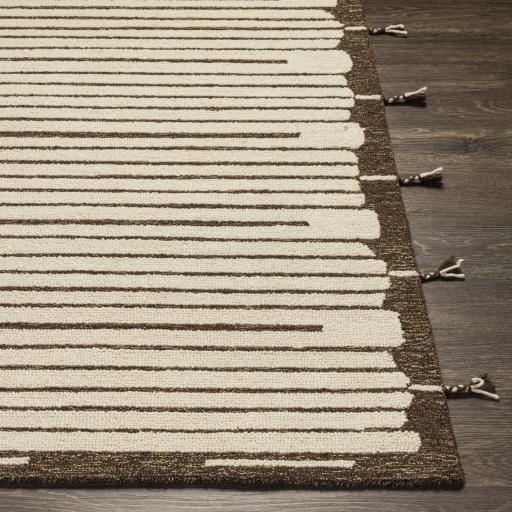 Surya Cherokee CHK-2311 Dark Brown Light Beige 2' x 3' Rug
