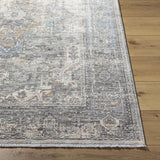 Surya Chicago CHG-2312 Black Blue 6'7" Round Rug
