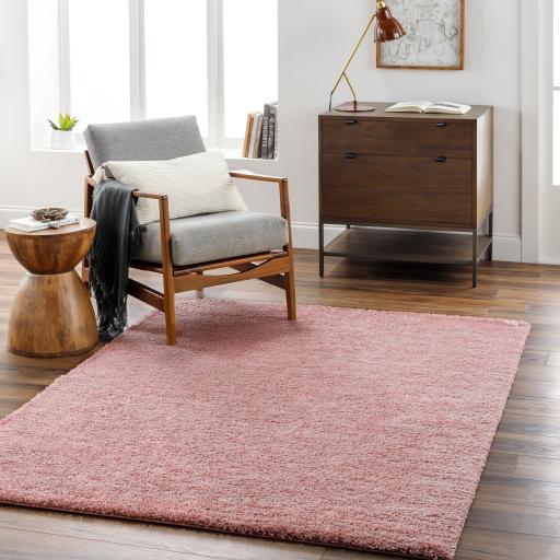 Surya Cloudy Shag CDG-2321 Dusty Pink 7'10" x 10' Rug