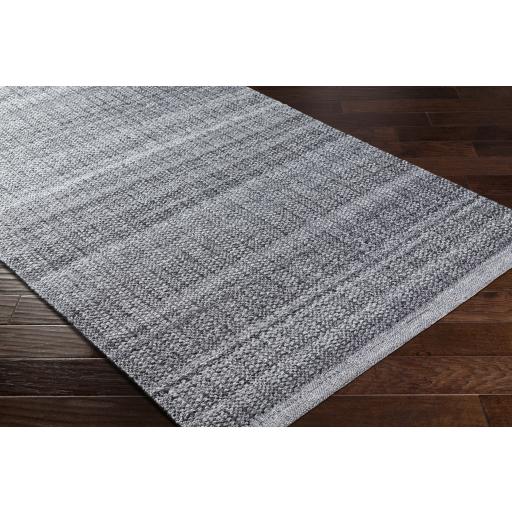 Surya Clover CEV-2301 Black Charcoal 2'6" x 8' Rug