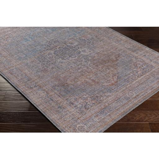 Surya Cobb COB-2309 Burgundy Dark Blue 2'7" x 7'3" Rug
