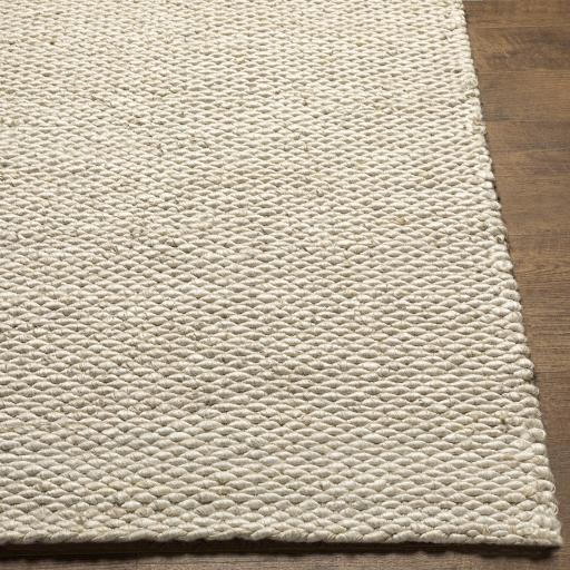 Surya Coil Bleached CBU-2300 Butter 8' Round Rug