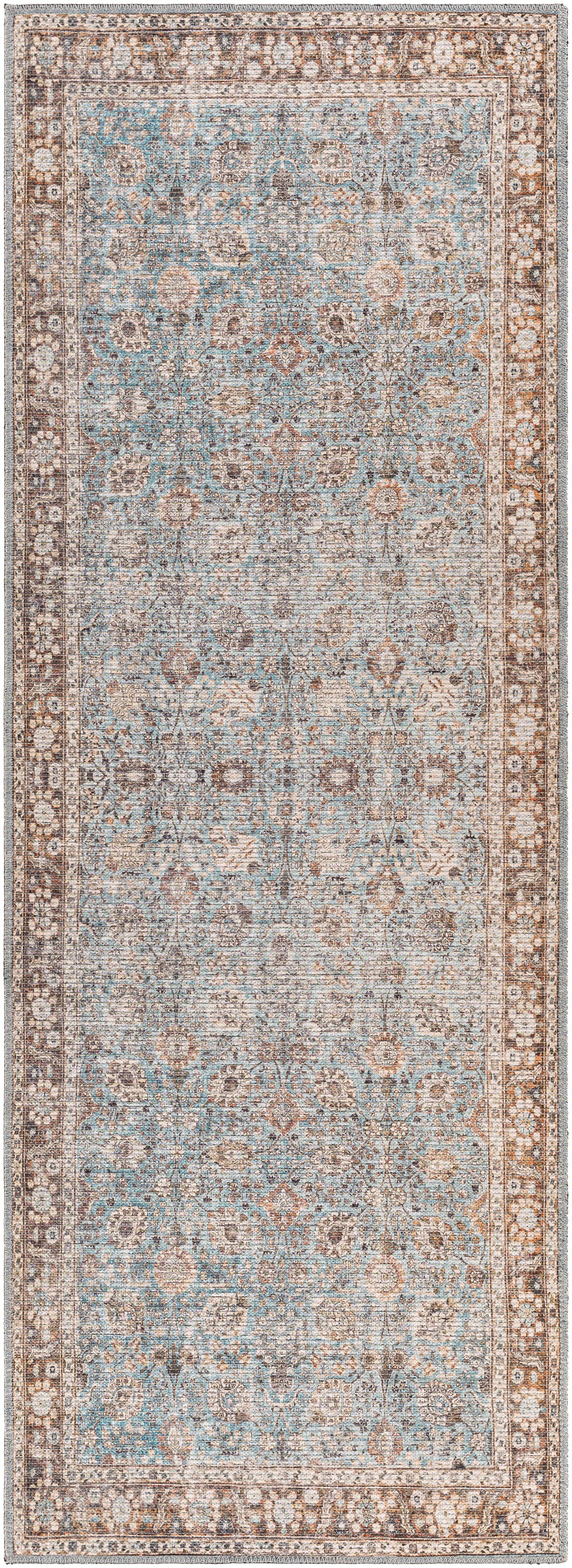 Surya Colin CLN-2310 Brown Cream 2'7" x 7'3" Rug
