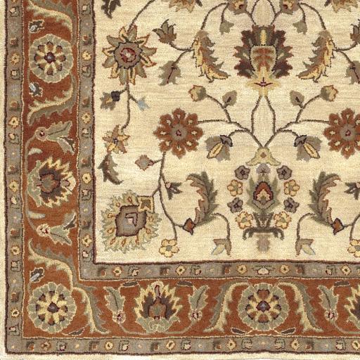 Surya Crowne CRN-6004 Beige Black 8' Star Rug