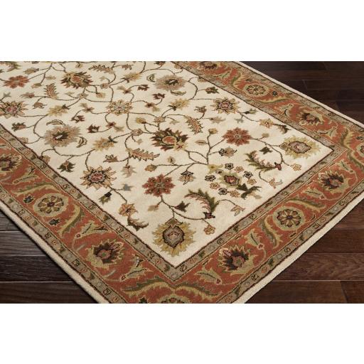 Surya Crowne CRN-6004 Beige Black 8' Star Rug