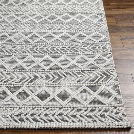 Surya Daffodil DFF-2301 Charcoal Ivory 2'6" x 8' Rug