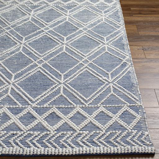 Surya Daffodil DFF-2302 Beige Dark Blue 2'6" x 8' Rug