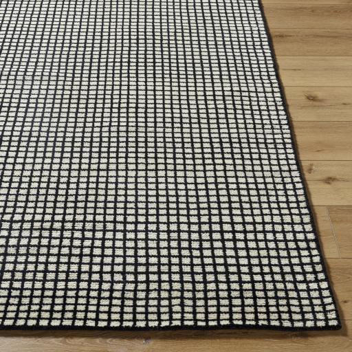 Surya Damier DMI-2300 Black Cream 10' x 14' Rug