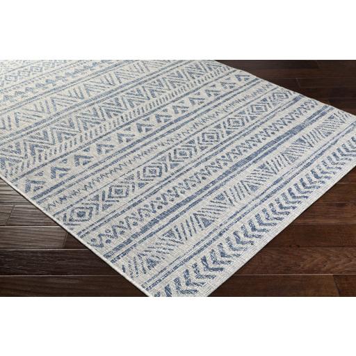 Surya Eagean EAG-2306 Blue Ink Blue 6'7" Round Rug