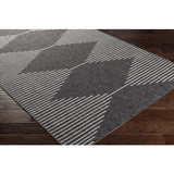 Surya Eagean EAG-2348 Black Charcoal 2'7" x 10' Rug