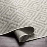 Surya Eagean EAG-2370 Gray Light Beige 5'3" x 7'7" Rug