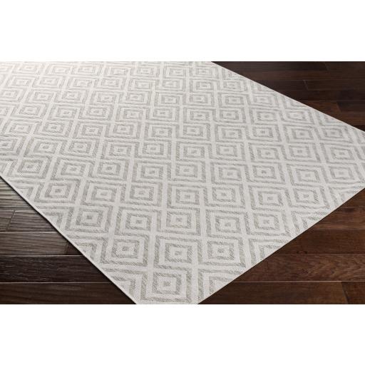 Surya Eagean EAG-2370 Gray Light Beige 5'3" x 7'7" Rug