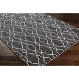 Surya Eagean EAG-2384 Charcoal Cream 6'7" Round Rug