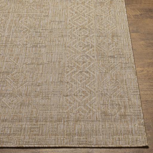 Surya Eagean EAG-2412 Brown Cream 6'7" Round Rug