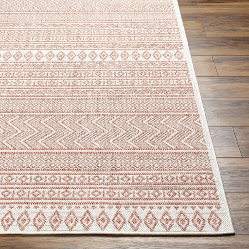 Surya Eagean EAG-2426 Brick Red Dusty Coral 6'7" Round Rug