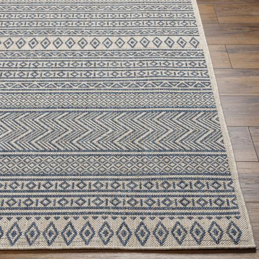 Surya Eagean EAG-2428 Blue Charcoal 6'7" Round Rug