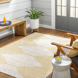 Surya Eagean EAG-2433 Ivory Mustard 2' x 2'11" Rug