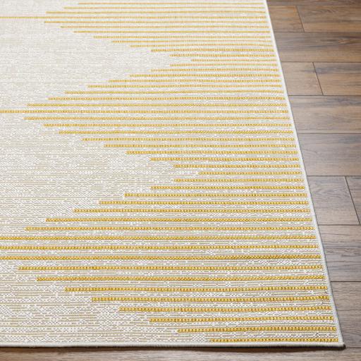Surya Eagean EAG-2433 Ivory Mustard 2' x 2'11" Rug