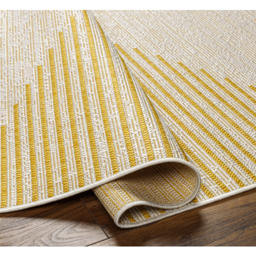 Surya Eagean EAG-2433 Ivory Mustard 2' x 2'11" Rug