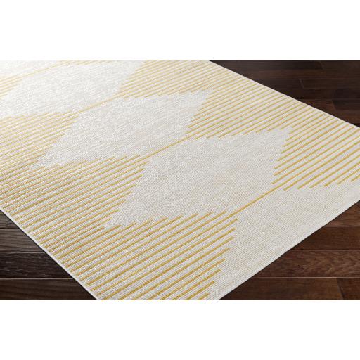 Surya Eagean EAG-2433 Ivory Mustard 2' x 2'11" Rug