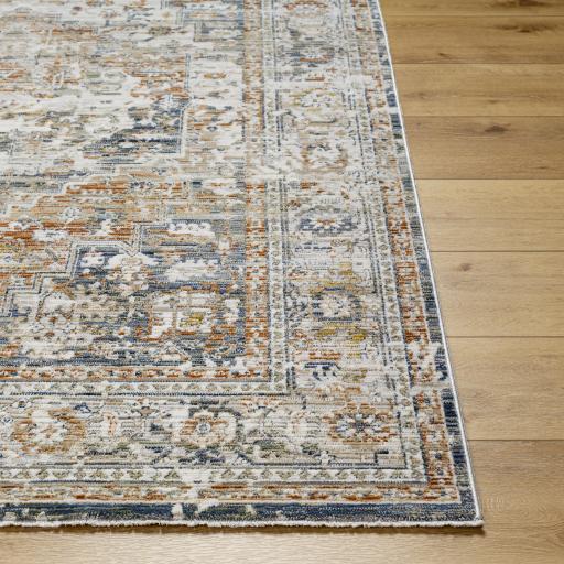 Surya Edmonton EDO-2301 Burnt Orange Cream 7'10" x 10' Rug