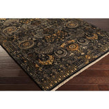 Surya Empress EMS-7000 Black Burnt Orange 8' x 11' Rug