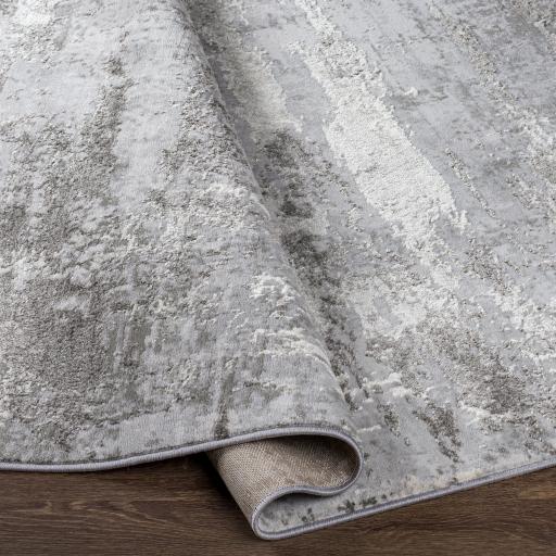 Surya Enfield ENF-2312 Charcoal Cream 5'3" x 7' Rug