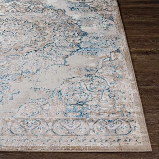 Surya Enfield ENF-2325 Blue Cream 5'3" x 7' Rug