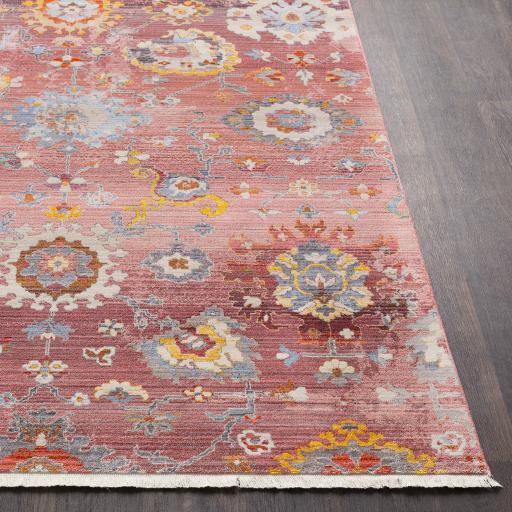Surya Ephesians EPC-2301 Black Burnt Orange 2'7" x 9' Rug