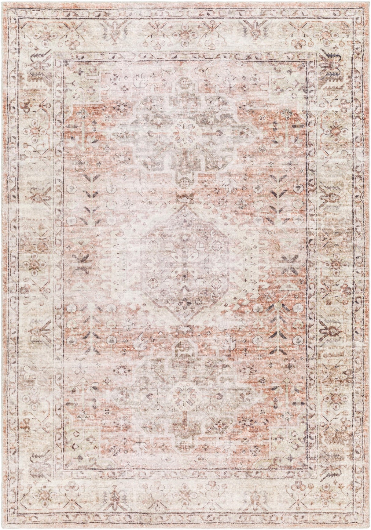 Surya Erin ERN-2316 Brown Ivory 2'7" x 4' Rug