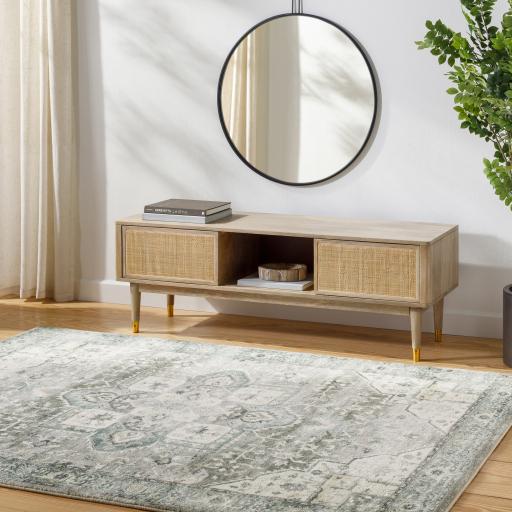 Surya Erin ERN-2319 Cream Emerald 2'7" x 7'7" Rug