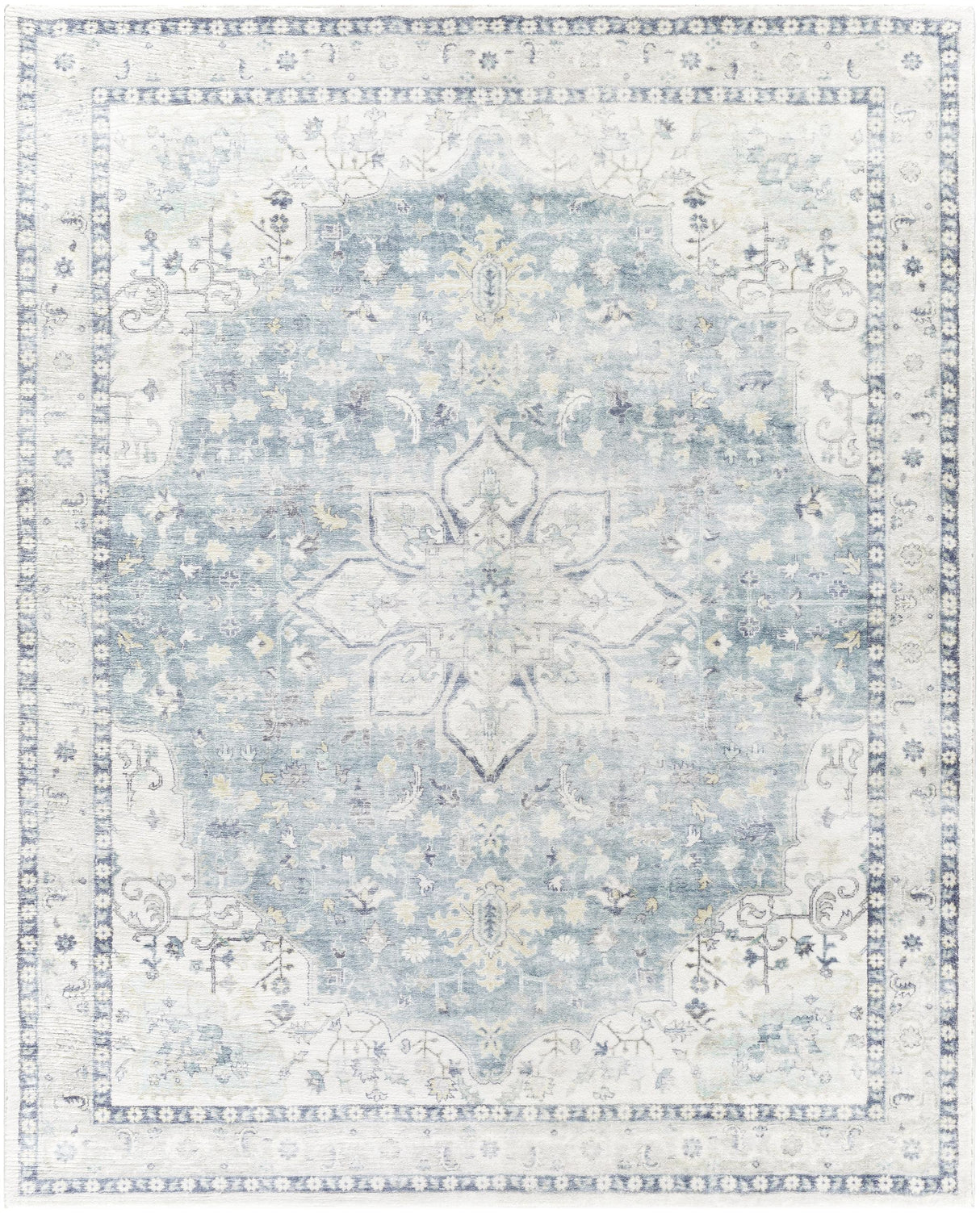 Surya Erin ERN-2320 Cream Light Gray 2'7" x 7'7" Rug