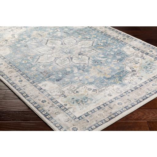 Surya Erin ERN-2320 Cream Light Gray 2'7" x 7'7" Rug